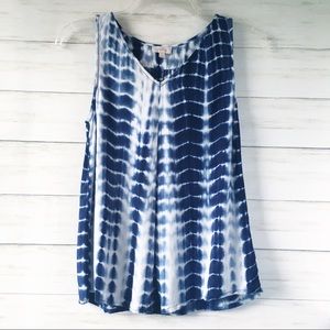 Pixley | Stitch Fix Navy Tie Dye Tank Top | XS